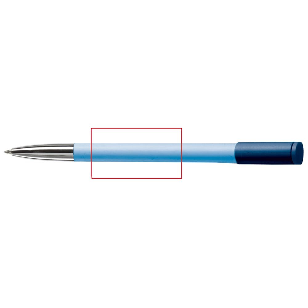 Balpen Deniro metalen tip combi — drukvlak 180 graden van de clip