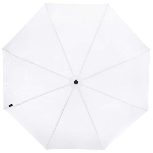 Birgit 21'' opvouwbare windproof gerecyclede PET-paraplu — drukvlak 7de paneel