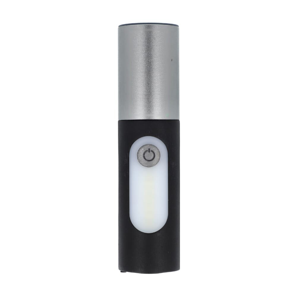 Oplaadbare 10 W LED-zaklamp met zoomfunctie 300 lm — drukvlak zijde 1 onderaan