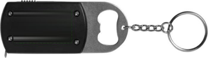 Sleutelhanger met flesopener Karen — drukvlak onderzijde