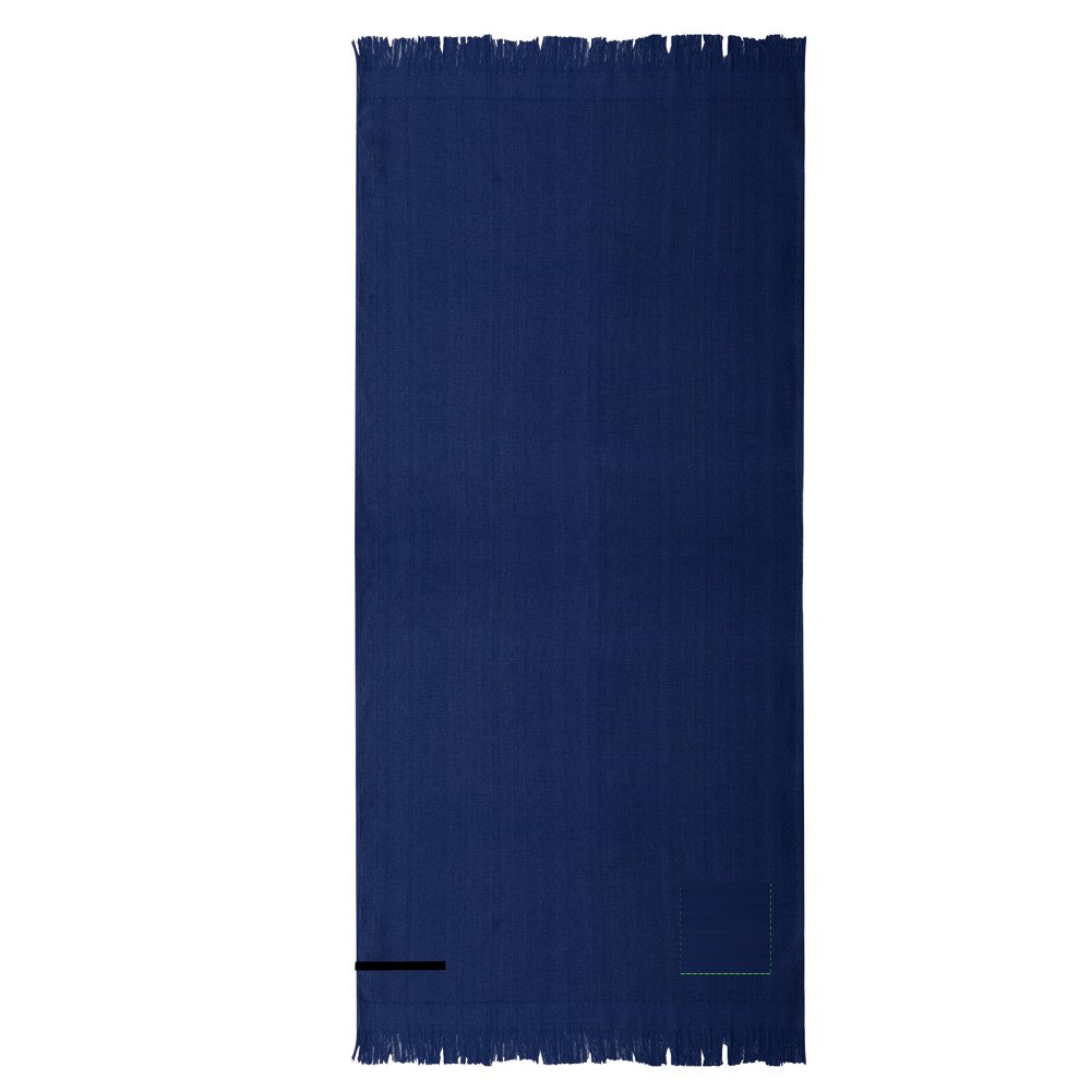 Handdoek Brisly — drukvlak rechtsonder