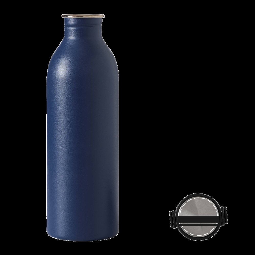 GET REFRESH - Drinkfles — drukvlak gecentreerd bovenaan op het deksel