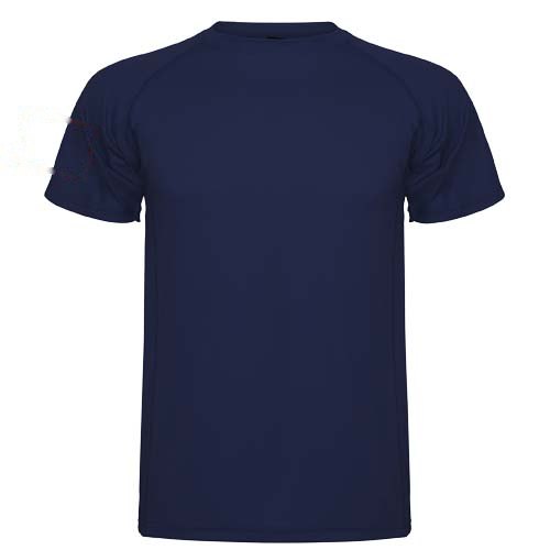 Montecarlo 150 g/m² sportshirt met korte mouwen voor kinderen — drukvlak rechter bicep