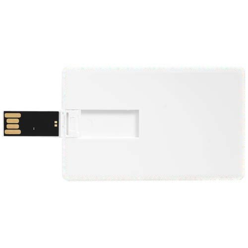 Slim creditcard-vormige USB 4GB — drukvlak voorzijde