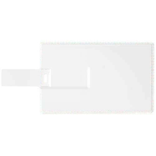 Slim creditcard-vormige USB 4GB — drukvlak achterzijde