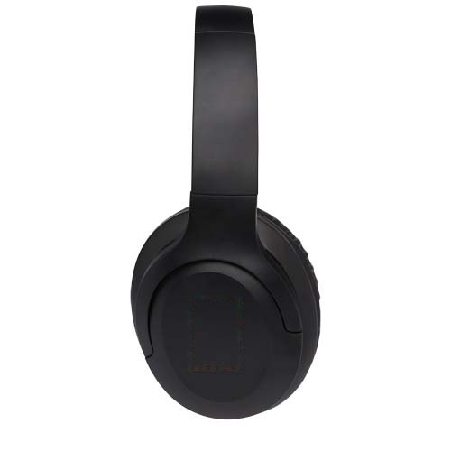 Loop Bluetooth® koptelefoon van gerecycled plastic — drukvlak rechter oorschelp