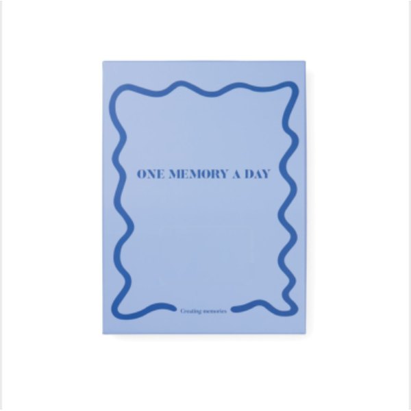 VINGA One memory a day GRS gerecycled papieren dagboek — drukvlak doos