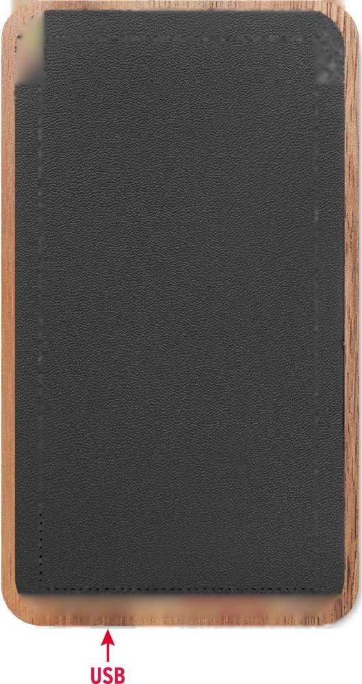 ACAPOW - Draadloze 4000 mAh Powerbank — drukvlak bovenzijde