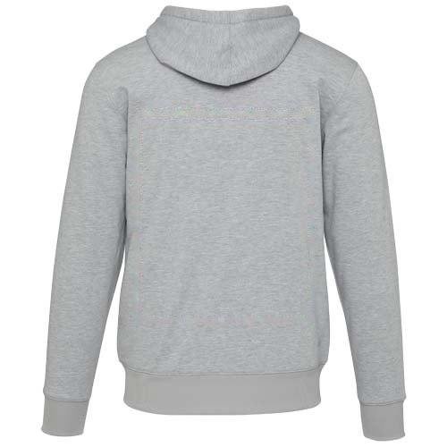 Natron 320 g/m² sherpahoodie met volledige rits — drukvlak impact hoog op de achterzijde