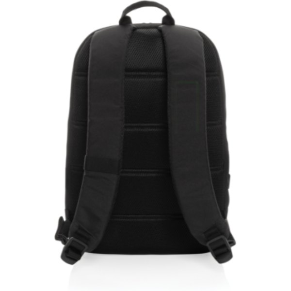 Swiss Peak AWARE™ moderne 15,6" laptoprugzak — drukvlak band links