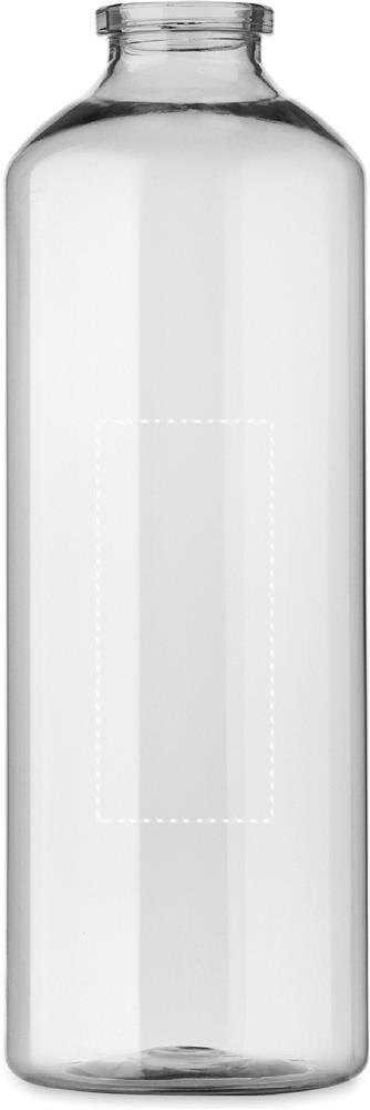 MOSS RE750 - RPET fles 750ml — drukvlak achterzijde