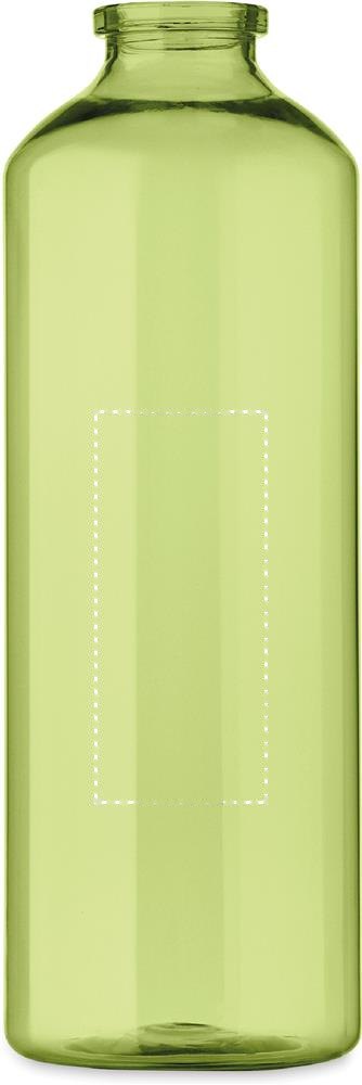 MOSS RE750 - RPET fles 750ml — drukvlak voorzijde