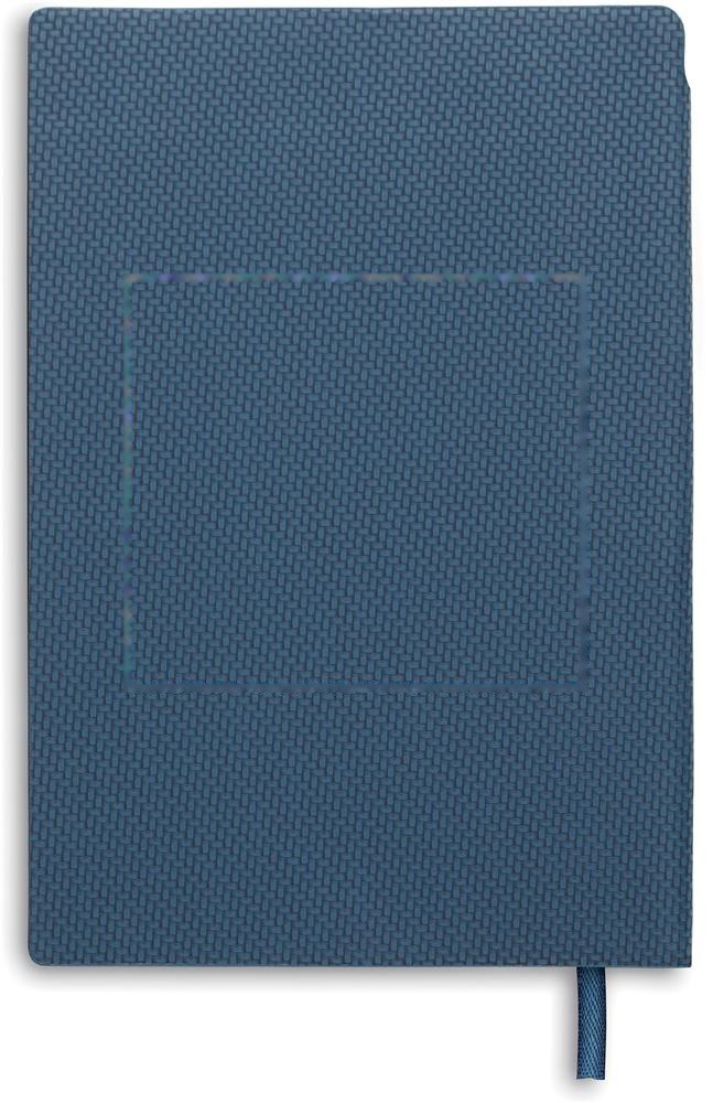 NOTA - A5 PU notitieboek met pen — drukvlak notebook achterzijde