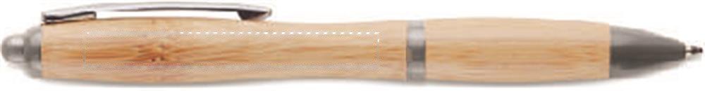 RIO BAMBOO - Bamboe balpen — drukvlak linkshandig