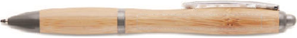 RIO BAMBOO - Bamboe balpen — drukvlak rechtshandig