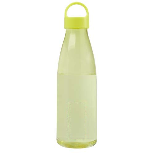 Bergen 800 ml waterfles van gerecycled plastic — drukvlak voorzijde