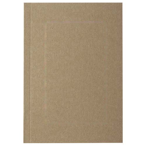 Novella Austen Kraft A6 gerecycled notitieboek met zachte cover, 50 vellen — drukvlak vooromslag