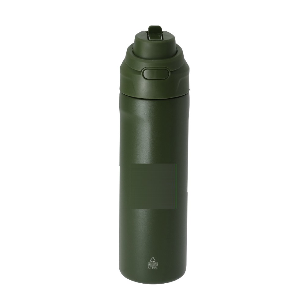 Thermoskan-Fles Ninivek — drukvlak midden voorzijde