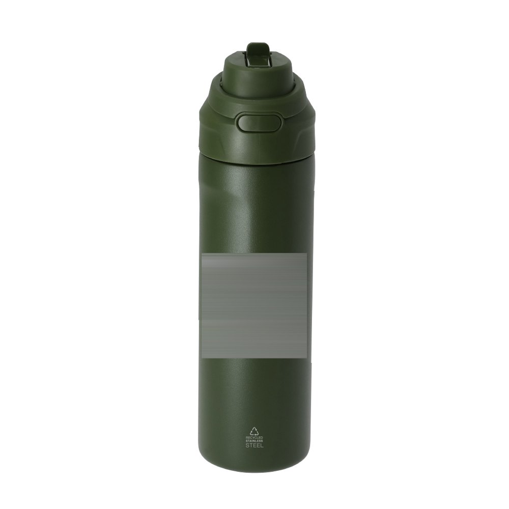 Thermoskan-Fles Ninivek — drukvlak midden voorzijde groot