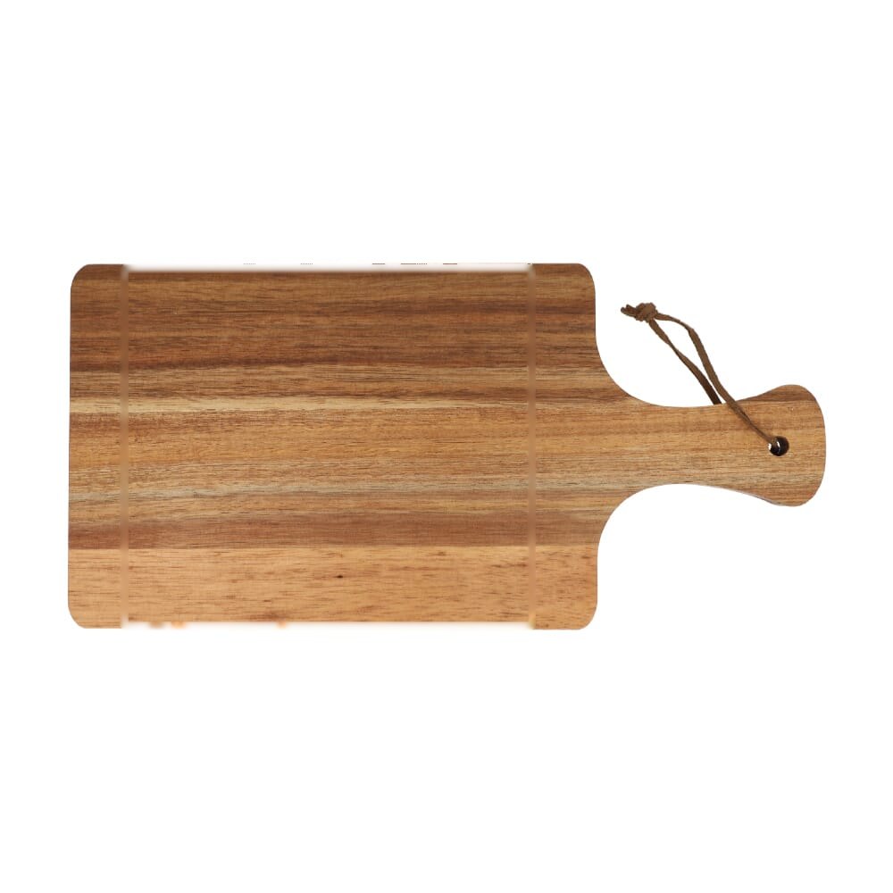 Acacia serveerplank 37 x 18 x 1,5cm — drukvlak op de voorkant
