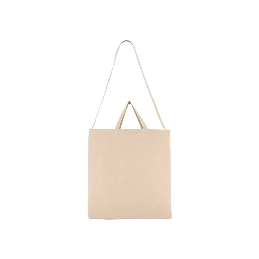 Katoen Tote OEKO-TEX® 40 x 13 x 44cm 220g/m² — drukvlak midden op achterzijde