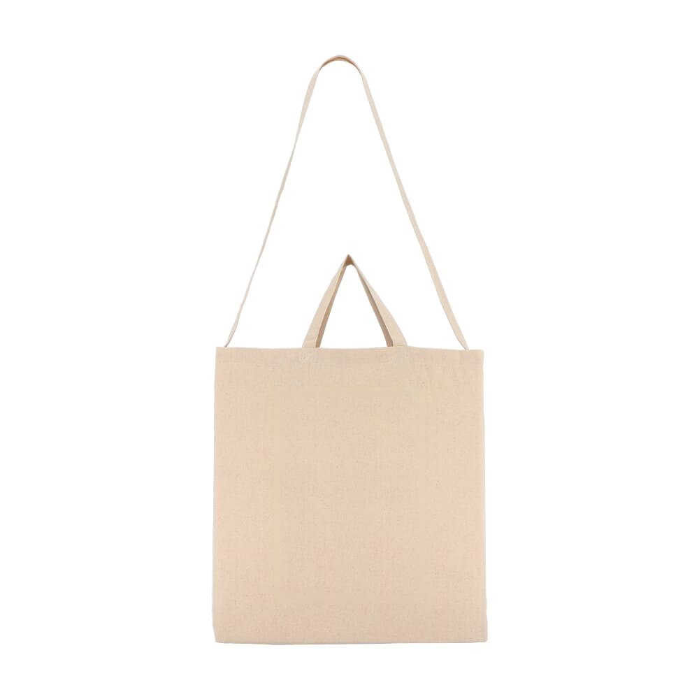 Katoen Tote OEKO-TEX® 40 x 13 x 44cm 220g/m² — drukvlak verticaal op achterzijde