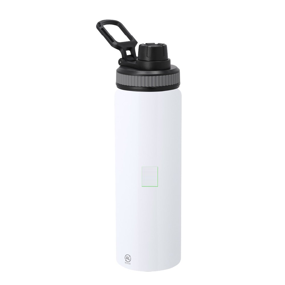 Fles Fouler — drukvlak klein vlak midden