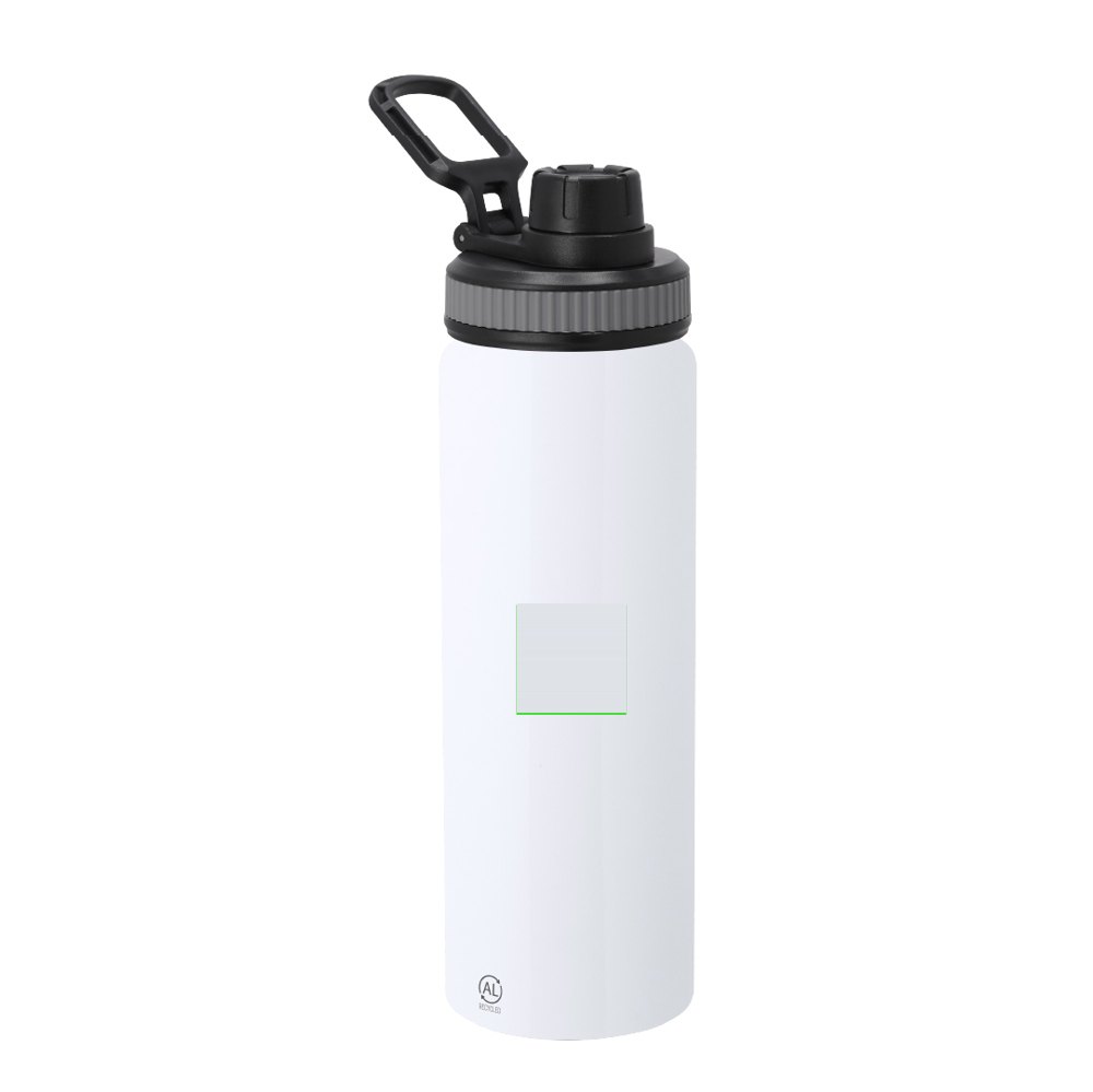 Fles Fouler — drukvlak middelgroot vlak midden