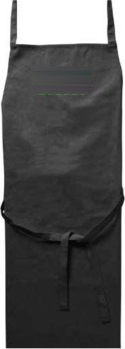 Schort Mindy | Polyester twill 200 g/m² — drukvlak voorzijde