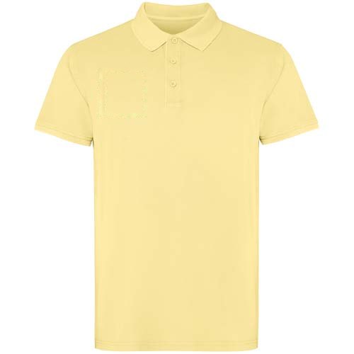 Cobain 200 g/m² unisex polo met korte mouwen — drukvlak rechter borst