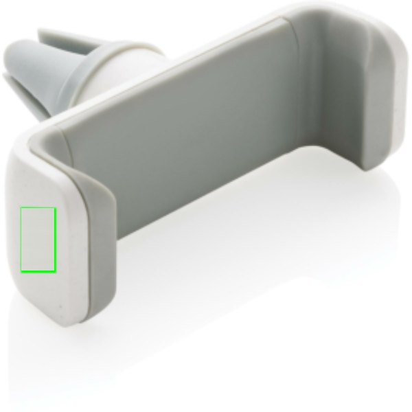 Acar RCS gerecycled plastic 360 auto telefoonhouder — drukvlak artikel zijkant