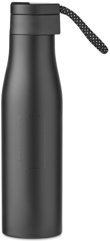 URSUS - Dubbelwandige drinkfles 600ml — drukvlak voorzijde