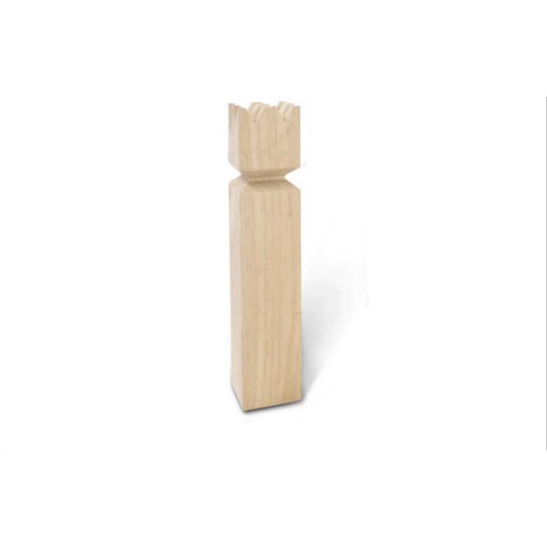 Houten kubb set — drukvlak artikel voorzijde onder