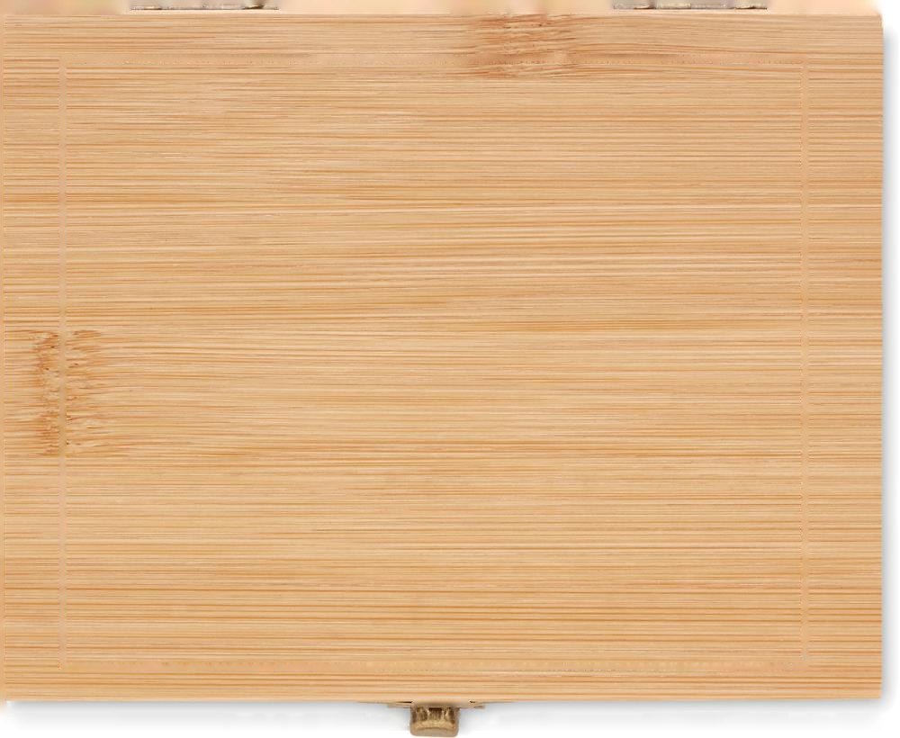 DUNDALK - Whiskey set in bamboe box — drukvlak deksel