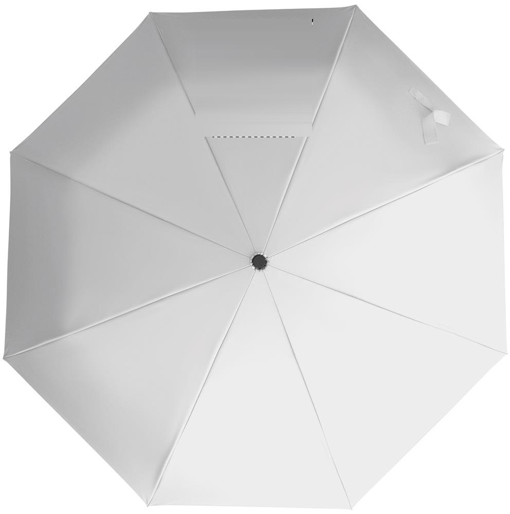 UMKRAB - 21 inch windproof paraplu — drukvlak bovenste paneel