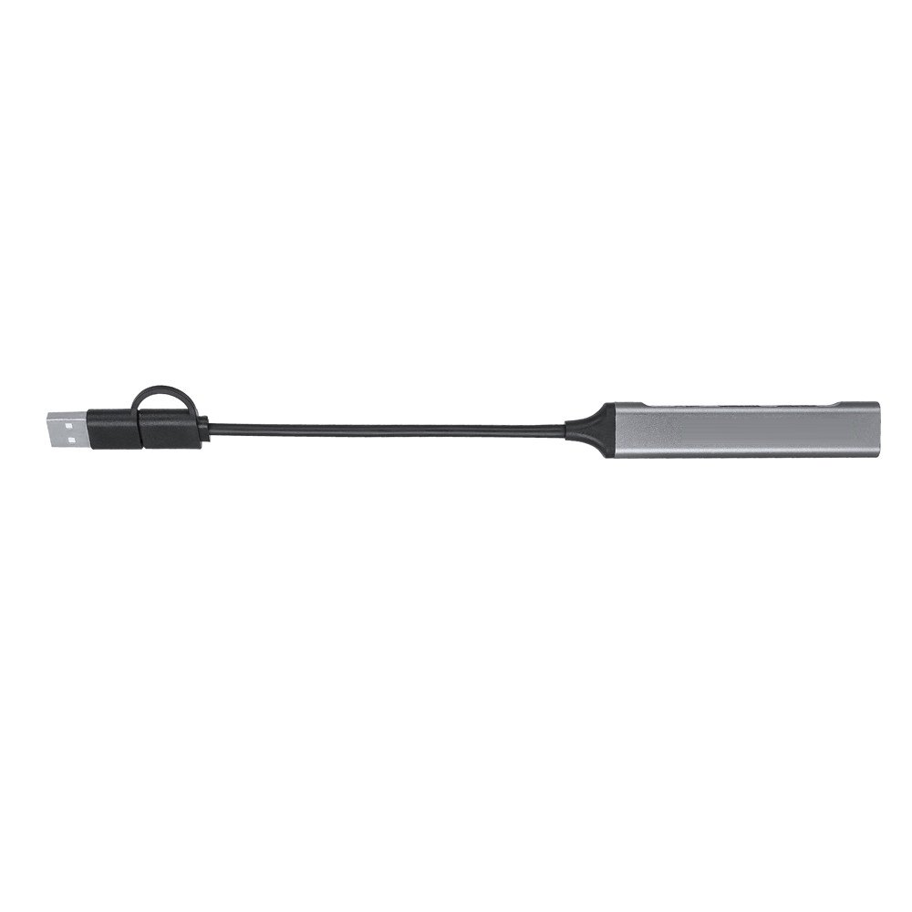USB Hub Konery — drukvlak op de behuizing