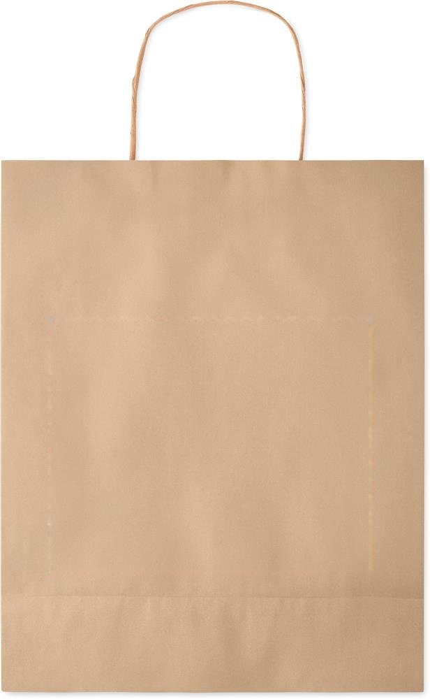PAPER TONE M - Medium papieren geschenktas — drukvlak achterzijde