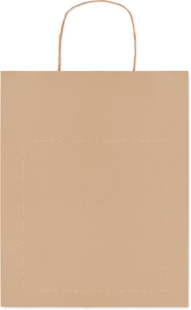 PAPER TONE M - Medium papieren geschenktas — drukvlak voorzijde