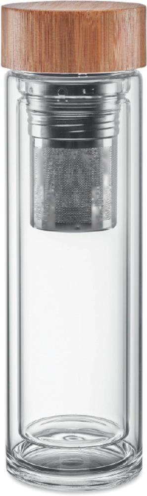 BATUMI GLASS - Drinkfles 420ml — drukvlak voorzijde up
