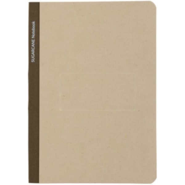 Stylo suikerrietpapier A5 notitieboek — drukvlak artikel voorzijde midden