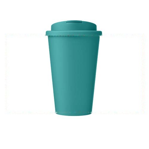 Americano® Renew geïsoleerde 350 ml beker met knoeibestendig deksel — drukvlak rondom