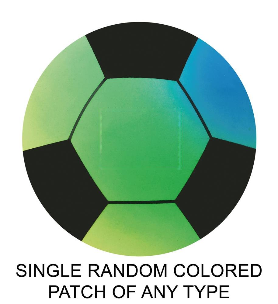 RAINBALL - Opblaasbare PVC strandbal — drukvlak single random patch