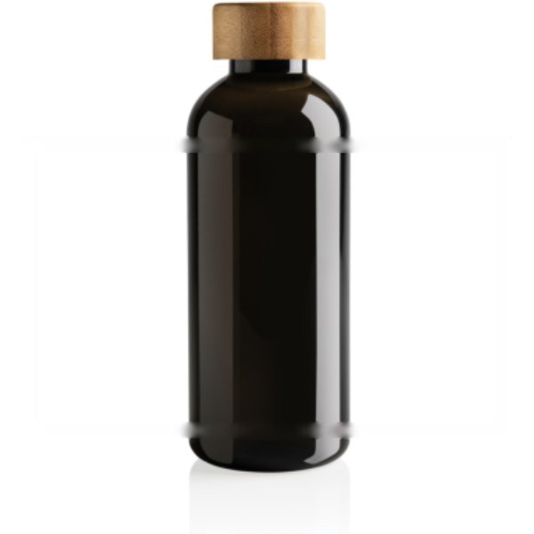 GRS recycled PET fles met bamboe dop — drukvlak artikel