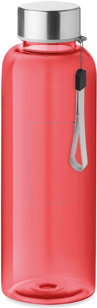 UTAH RPET - RPET fles 500 ml — drukvlak voorzijde