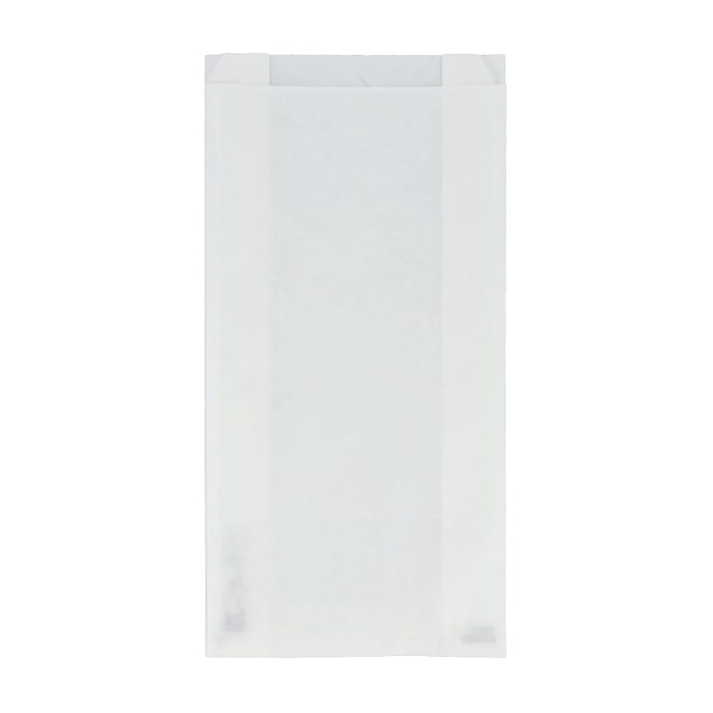 Papieren zak 50g/m² 14 x 6 x 27cm — drukvlak op de voorkant