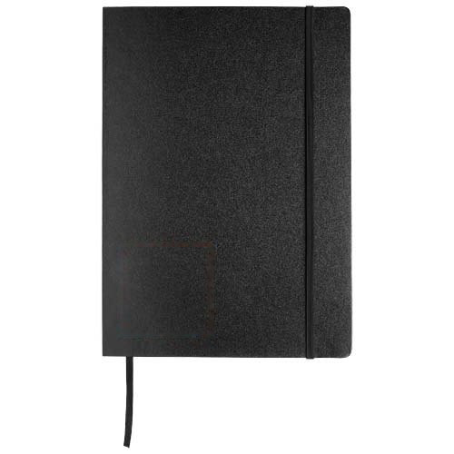 Executive A4 hardcover notitieboek — drukvlak links onder