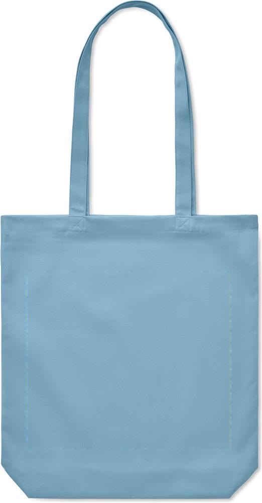 RASSA COLOURED - Stevige canvas boodschappentas — drukvlak achterzijde