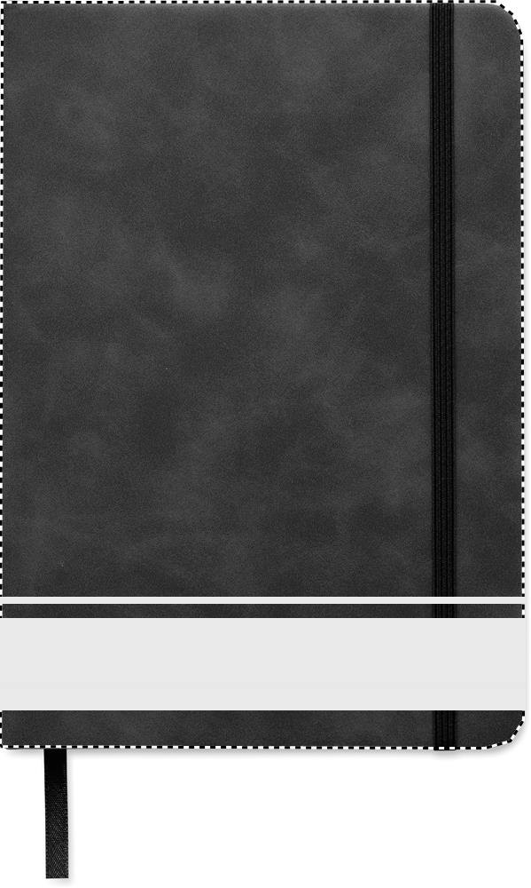 TINT - A5 notitieboek smokey PU — drukvlak voorzijde
