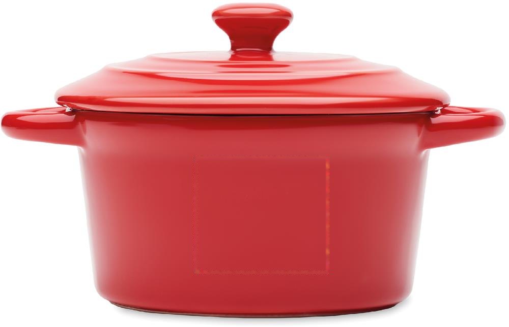 BIG KASE - Keramische fondueset 300ml — drukvlak achterzijde