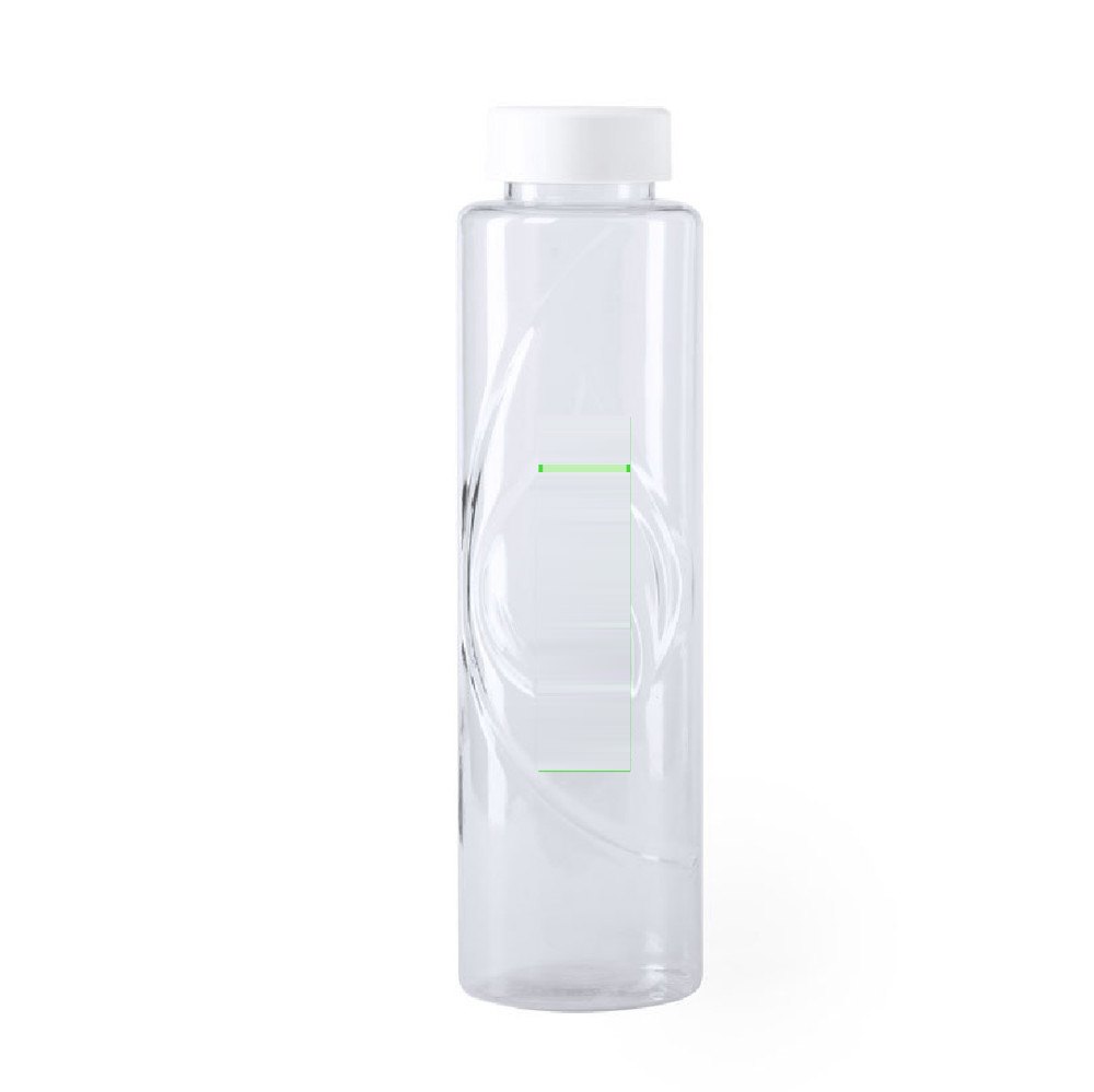 Fles Kutyl — drukvlak midden op de fles